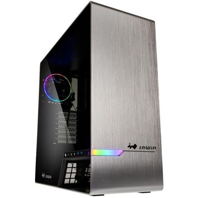 In-Win 905 Midi-Tower, RGB, Tempered Glass (ATX, E-ATX, mATX, Mini-ITX), PC Gehäuse, Schwarz, Transparent, Silber In-Win 905 Midi-Tower, RGB, Tempered Glass (ATX, E-ATX, mATX, Mini-ITX), PC Gehäuse, Schwarz, Transparent, Silber