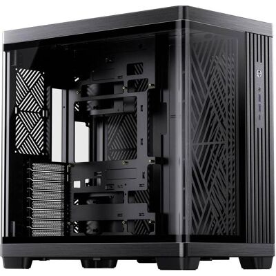 Jonsbo TK-4 Gehäuse, Midi-Tower, ATX, Tempered Glass - schwarz (ATX, ITX, Mini-ATX), PC Gehäuse, Schwarz Jonsbo TK-4 Gehäuse, Midi-Tower, ATX, Tempered Glass - schwarz (ATX, ITX, Mini-ATX), PC Gehäuse, Schwarz