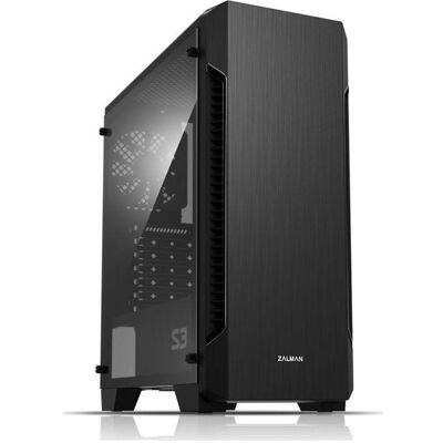Zalman S3 Case (GEZA-070) (ATX, mATX, Mini-ITX), PC Gehäuse, Schwarz Zalman S3 Case (GEZA-070) (ATX, mATX, Mini-ITX), PC Gehäuse, Schwarz
