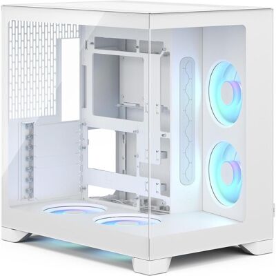 Fractal Pop 2 Vision RGB (weiss, Panoramaglas) (ATX, E-ATX, mATX, Mini-ITX), PC Gehäuse, Weiss Fractal Pop 2 Vision RGB (weiss, Panoramaglas) (ATX, E-ATX, mATX, Mini-ITX), PC Gehäuse, Weiss