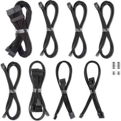 CableMod C-Series Pro ModMesh Kabelset für Corsair RMi, RMx und RM Netzteile - schwarz, Interne Kabel (PC) CableMod C-Series Pro ModMesh Kabelset für Corsair RMi, RMx und RM Netzteile - schwarz, Interne Kabel (PC)