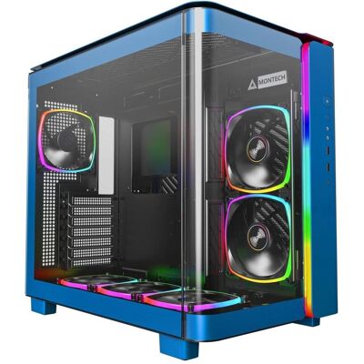 Montech King 95 Pro (ATX, mATX, Mini-ITX), PC Gehäuse, Blau Montech King 95 Pro (ATX, mATX, Mini-ITX), PC Gehäuse, Blau