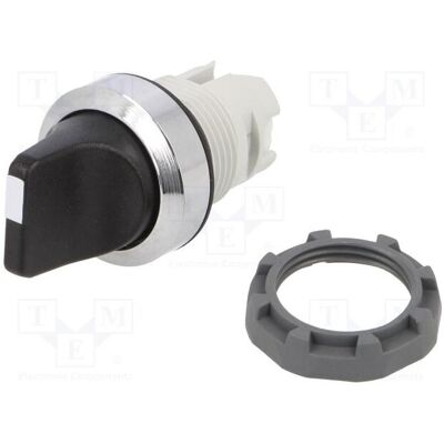 ABB 1SFA611210R3006 M3SS1-30B Wahlschalter Schwarz, Chrom 1 St., Schalter + Taster, Schwarz, Silber ABB 1SFA611210R3006 M3SS1-30B Wahlschalter Schwarz, Chrom 1 St., Schalter + Taster, Schwarz, Silber