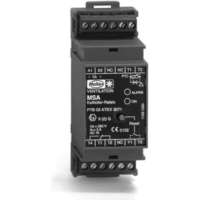 Helios HELI MSA Motorschutz-Auslösegerät für Kaltleiter-Temperatur, Elektronikzubehör + Gehäuse, Schwarz Helios HELI MSA Motorschutz-Auslösegerät für Kaltleiter-Temperatur, Elektronikzubehör + Gehäuse, Schwarz