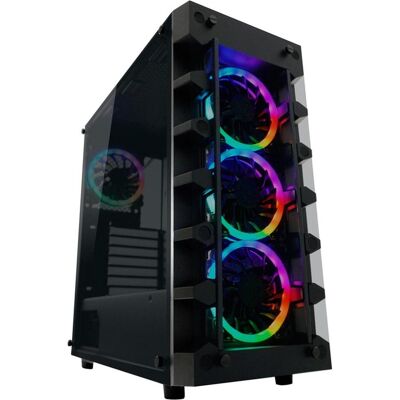 LC-Power Gaming 709B Solar System X (ATX, mATX, Mini-ITX), PC Gehäuse, Schwarz LC-Power Gaming 709B Solar System X (ATX, mATX, Mini-ITX), PC Gehäuse, Schwarz