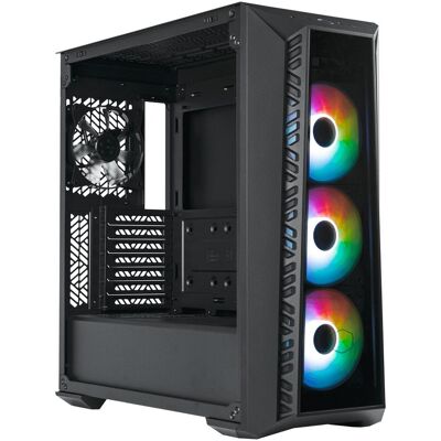 Cooler Master MasterBox 520 mit Glasfenster schwarz (ATX, E-ATX, Mini-ITX, SSI CEB), PC Gehäuse, Schwarz Cooler Master MasterBox 520 mit Glasfenster schwarz (ATX, E-ATX, Mini-ITX, SSI CEB), PC Gehäuse, Schwarz