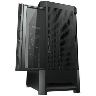 Cougar Atx Midi Tower Gehäuse Airface (ATX, mATX, Mini-ITX, SSI CEB), PC Gehäuse, Schwarz Cougar Atx Midi Tower Gehäuse Airface (ATX, mATX, Mini-ITX, SSI CEB), PC Gehäuse, Schwarz