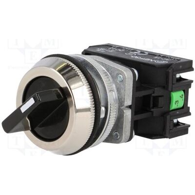 Romet 2-Positionen-Schaltknopf 30 mm schwarz 1 Schliesser 1 Öffner rastend (W0-NEF30-TPA XY S), Schalter + Taster, Schwarz Romet 2-Positionen-Schaltknopf 30 mm schwarz 1 Schliesser 1 Öffner rastend (W0-NEF30-TPA XY S), Schalter + Taster, Schwarz