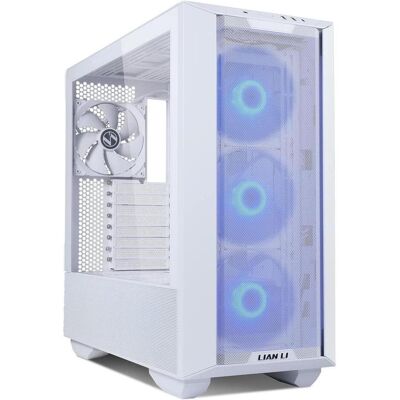 Lian-Li Case LANCOOL III Midi Tower Transparent Panel ATX EATX MicroATX MiniITX White (ATX, mATX, Mini-ITX), PC Gehäuse, Weiss Lian-Li Case LANCOOL III Midi Tower Transparent Panel ATX EATX MicroATX MiniITX White (ATX, mATX, Mini-ITX), PC Gehäuse, Weiss