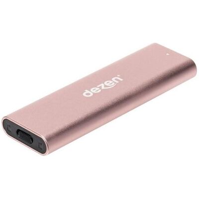 Dezen M.2 Premium NVMe Enclosure USB 3.2 Gen 1 - Pink (M.2), Festplattengehäuse, Pink Dezen M.2 Premium NVMe Enclosure USB 3.2 Gen 1 - Pink (M.2), Festplattengehäuse, Pink