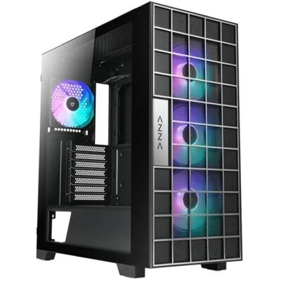 Azza Neo ATX Midi Tower (ATX, ITX, mATX), PC Gehäuse, Schwarz Azza Neo ATX Midi Tower (ATX, ITX, mATX), PC Gehäuse, Schwarz