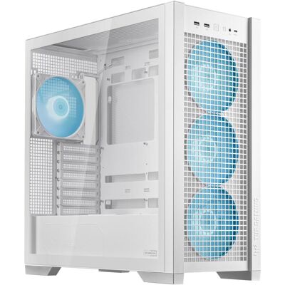 Asus TUF Gaming GT302 ARGB (ATX, E-ATX, mATX, Mini-ITX), PC Gehäuse, Weiss Asus TUF Gaming GT302 ARGB (ATX, E-ATX, mATX, Mini-ITX), PC Gehäuse, Weiss