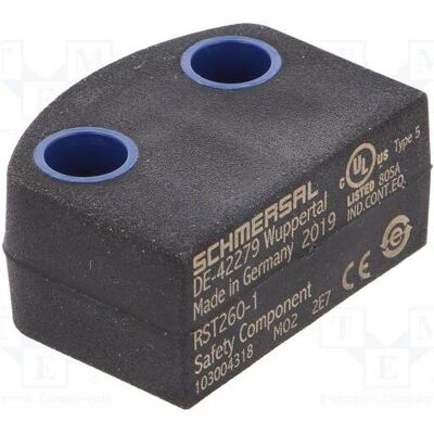 Schmersal Betätigungselement IP67 -25÷65°C 39,2x18x29,5mm, Schalter + Taster Schmersal Betätigungselement IP67 -25÷65°C 39,2x18x29,5mm, Schalter + Taster