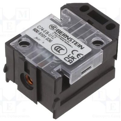Bernstein Element C74-EB-U1Z, Schalter + Taster, Schwarz Bernstein Element C74-EB-U1Z, Schalter + Taster, Schwarz