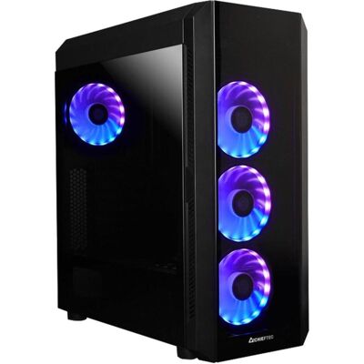 Chieftec Scorpion III (schwarz, Tempered Glass) (ATX, mATX, Mini-ITX), PC Gehäuse, Schwarz Chieftec Scorpion III (schwarz, Tempered Glass) (ATX, mATX, Mini-ITX), PC Gehäuse, Schwarz