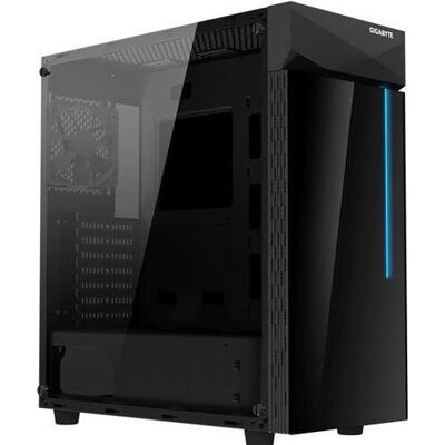 Gigabyte C200 Glass Case (GB-C200G) (ATX, mATX, Mini-ITX), PC Gehäuse, Schwarz Gigabyte C200 Glass Case (GB-C200G) (ATX, mATX, Mini-ITX), PC Gehäuse, Schwarz