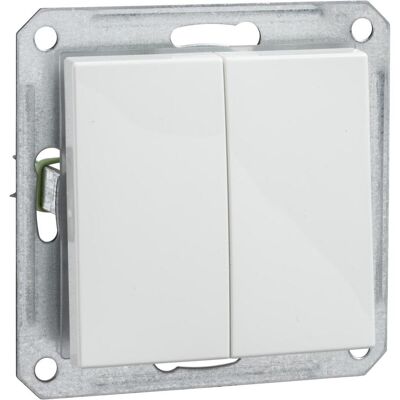 Schneider Electric 361664 - Doppelwechselschalter - Weiß - IP20 - 16A Schneider Electric 361664 - Doppelwechselschalter - Weiß - IP20 - 16A