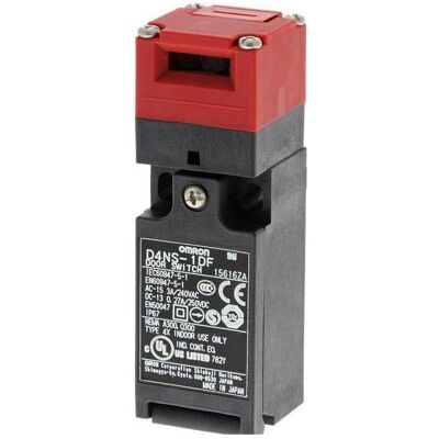 Omron Sicherheitsverriegelungsschalter, 2 Öffner, IP67, Schraubklemme, Schalter + Taster, Rot, Schwarz Omron Sicherheitsverriegelungsschalter, 2 Öffner, IP67, Schraubklemme, Schalter + Taster, Rot, Schwarz