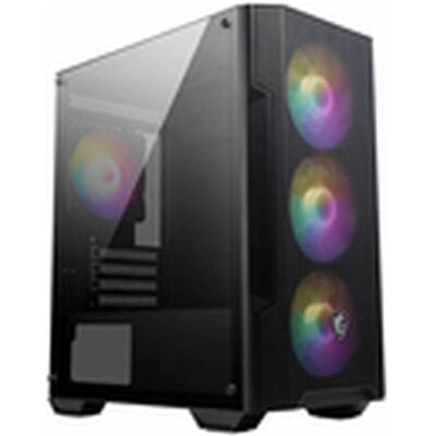 MSI Mag Forge M100A (mATX, Mini-ITX), PC Gehäuse, Schwarz, Transparent, Mehrfarbig MSI Mag Forge M100A (mATX, Mini-ITX), PC Gehäuse, Schwarz, Transparent, Mehrfarbig
