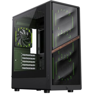 GameMax Boitier Mini Tour Micro ATX Aeris 330 ARGB avec panneau vitré (Noir) (ITX, mATX), PC Gehäuse, Schwarz GameMax Boitier Mini Tour Micro ATX Aeris 330 ARGB avec panneau vitré (Noir) (ITX, mATX), PC Gehäuse, Schwarz