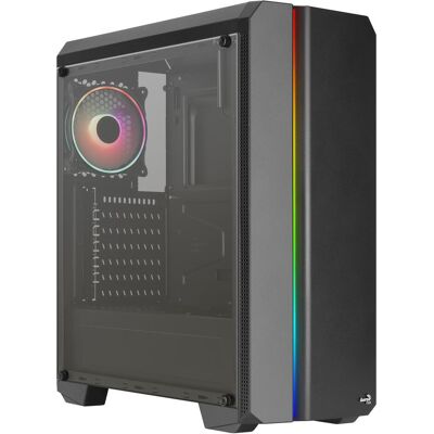 Aerocool Genesis-A-BK-v2 (ATX, mATX, Mini-ITX), PC Gehäuse, Schwarz Aerocool Genesis-A-BK-v2 (ATX, mATX, Mini-ITX), PC Gehäuse, Schwarz