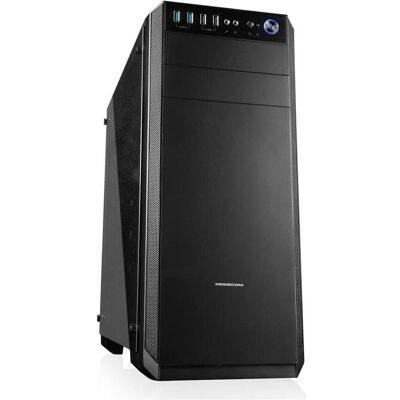 Modecom *Oberon Pro Glas S Black (ATX), PC Gehäuse, Schwarz Modecom *Oberon Pro Glas S Black (ATX), PC Gehäuse, Schwarz