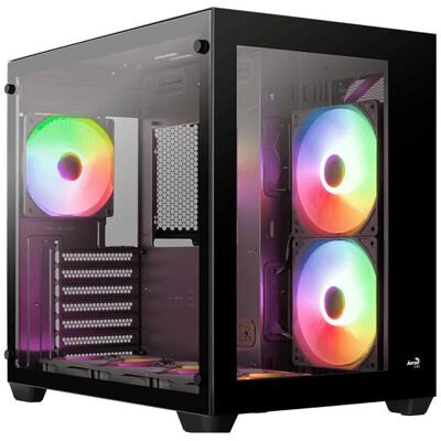 Aerocool Dryft (ATX, mATX, Mini-ITX), PC Gehäuse, Mehrfarbig, Schwarz Aerocool Dryft (ATX, mATX, Mini-ITX), PC Gehäuse, Mehrfarbig, Schwarz