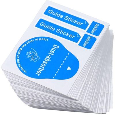 OEM Protective glass Dust removal stickers - set 100 pcs (Diverse), Elektronikzubehör + Gehäuse, Transparent OEM Protective glass Dust removal stickers - set 100 pcs (Diverse), Elektronikzubehör + Gehäuse, Transparent
