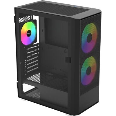 Montech X2 Plus - Black (ATX, mATX, Mini-ITX), PC Gehäuse, Schwarz Montech X2 Plus - Black (ATX, mATX, Mini-ITX), PC Gehäuse, Schwarz