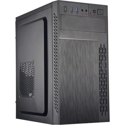 Eurocase skříň ML M6-505B, Midi Tower, 1xUSB-C, 2x USB 3.0, 2x audio, bez zdroje (mATX), PC Gehäuse, Schwarz Eurocase skříň ML M6-505B, Midi Tower, 1xUSB-C, 2x USB 3.0, 2x audio, bez zdroje (mATX), PC Gehäuse, Schwarz