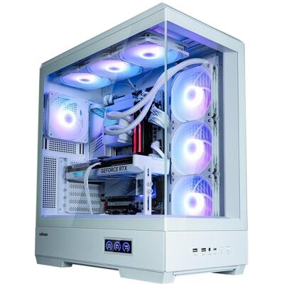 Zalman P50 DS (ATX, mATX, Mini-ITX), PC Gehäuse, Weiss Zalman P50 DS (ATX, mATX, Mini-ITX), PC Gehäuse, Weiss