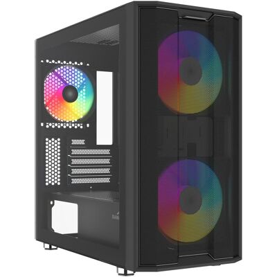 Sama Gears S30, Black mATX Mid-tower Case (ITX, mATX), PC Gehäuse, Schwarz Sama Gears S30, Black mATX Mid-tower Case (ITX, mATX), PC Gehäuse, Schwarz