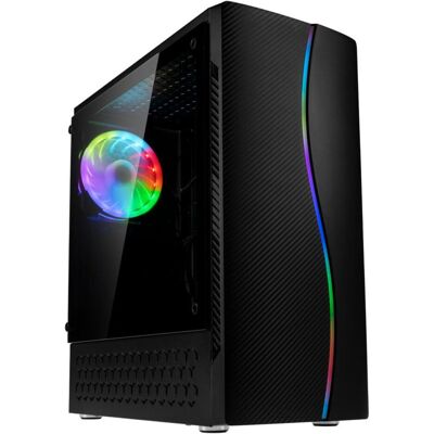Kolink Inspire K5 ARGB Midi-Tower - schwarz Window (ATX), PC Gehäuse, Schwarz Kolink Inspire K5 ARGB Midi-Tower - schwarz Window (ATX), PC Gehäuse, Schwarz