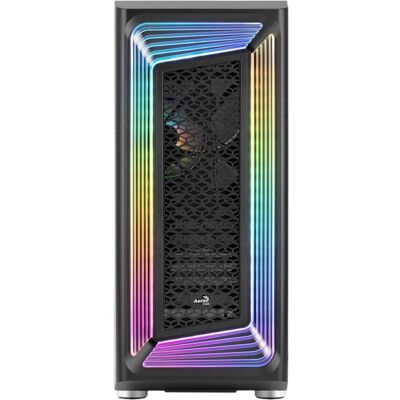 Aerocool Geh Midi Interstellar MicroATX/ATX/MiniITX ARGB/TG (ATX, mATX, Mini-ITX), PC Gehäuse, Schwarz Aerocool Geh Midi Interstellar MicroATX/ATX/MiniITX ARGB/TG (ATX, mATX, Mini-ITX), PC Gehäuse, Schwarz