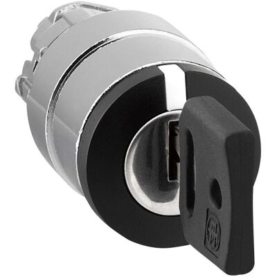Schneider Electric ZB4BG2F015 Schlüsselschalter Nr.F015 2St. 90° rast. D22mm Metall, Schalter + Taster, Schwarz Schneider Electric ZB4BG2F015 Schlüsselschalter Nr.F015 2St. 90° rast. D22mm Metall, Schalter + Taster, Schwarz