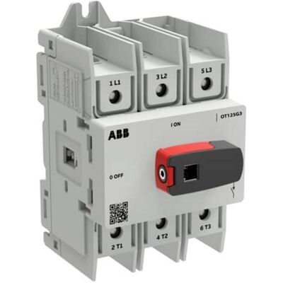 Thomas & Betts ABB OT125G3-3BS Lasttrennschalter 1 St., Schalter + Taster Thomas & Betts ABB OT125G3-3BS Lasttrennschalter 1 St., Schalter + Taster