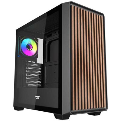 Darkflash Tech Darkflash DS900WD ATX computer case (black) + 4 fans (ATX, ITX, Mini-ATX), PC Gehäuse, Schwarz Darkflash Tech Darkflash DS900WD ATX computer case (black) + 4 fans (ATX, ITX, Mini-ATX), PC Gehäuse, Schwarz