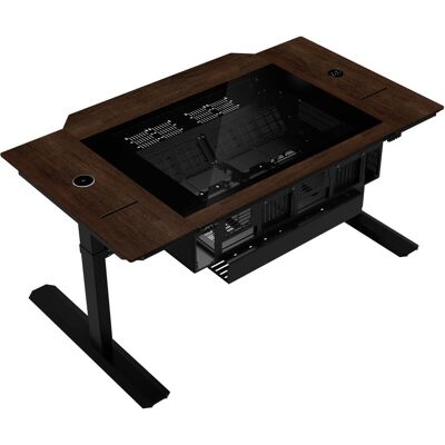 Lian-Li DK07 Wood (ATX, E-ATX, mATX, Mini-ITX), PC Gehäuse, Braun, Schwarz Lian-Li DK07 Wood (ATX, E-ATX, mATX, Mini-ITX), PC Gehäuse, Braun, Schwarz