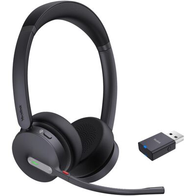 Yealink WH64 Hybrid Dual - Headset (Kabellos, USB-A, Microsoft Teams, Skype, Zoom), Office Headset, Schwarz Yealink WH64 Hybrid Dual - Headset (Kabellos, USB-A, Microsoft Teams, Skype, Zoom), Office Headset, Schwarz