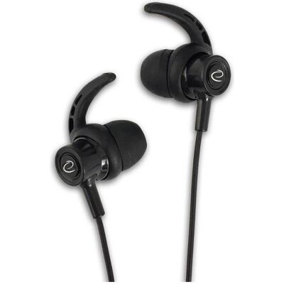 Esperanza Earphones With Microphone And Volume Control Eh199k Black (Kabelgebunden), Kopfhörer, Schwarz Esperanza Earphones With Microphone And Volume Control Eh199k Black (Kabelgebunden), Kopfhörer, Schwarz