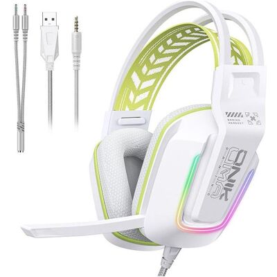 Onikuma X13 White 3.5MM GAMING HEADSET (Kabelgebunden), Gaming Headset, Weiss Onikuma X13 White 3.5MM GAMING HEADSET (Kabelgebunden), Gaming Headset, Weiss