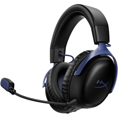 HyperX Cloud III S Gaming-Headset (Kabellos), Gaming Headset, Blau, Schwarz HyperX Cloud III S Gaming-Headset (Kabellos), Gaming Headset, Blau, Schwarz