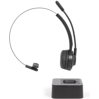 Livoo Bluetooth-fähiges Headset mit Mikrofon (Kabellos, Micro USB-A), Office Headset, Schwarz Livoo Bluetooth-fähiges Headset mit Mikrofon (Kabellos, Micro USB-A), Office Headset, Schwarz