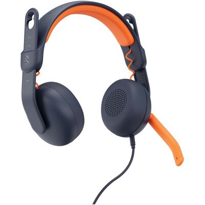 Logitech Zone Learn - CLASSIC BLUE - WW-9006 (Kabelgebunden), Office Headset, Blau, Orange Logitech Zone Learn - CLASSIC BLUE - WW-9006 (Kabelgebunden), Office Headset, Blau, Orange