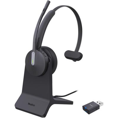Yealink WH 64 (Kabellos, USB-A, Microsoft Teams), Office Headset, Schwarz Yealink WH 64 (Kabellos, USB-A, Microsoft Teams), Office Headset, Schwarz
