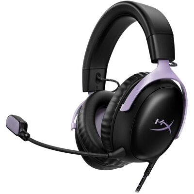 HyperX Cloud III – Gaming-Headset – (Schwarz/Lavendel) (Kabelgebunden), Gaming Headset, Schwarz, Violett HyperX Cloud III – Gaming-Headset – (Schwarz/Lavendel) (Kabelgebunden), Gaming Headset, Schwarz, Violett