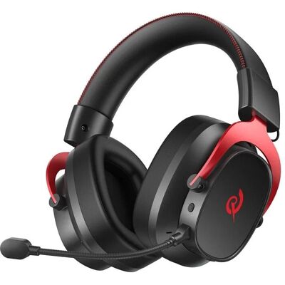 QCY Heroad VT200 Gaming-Kopfhörer (schwarz und rot) (Kabellos), Gaming Headset, Rot, Schwarz QCY Heroad VT200 Gaming-Kopfhörer (schwarz und rot) (Kabellos), Gaming Headset, Rot, Schwarz