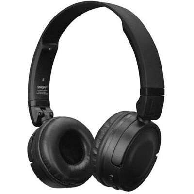 Grupo Erik Snopy SN-XBK33 Batty Bluetooth-Headset – Schwarz – TF-Kartenunterstützung – Mikrofon (Kabellos), Kopfhörer, Schwarz Grupo Erik Snopy SN-XBK33 Batty Bluetooth-Headset – Schwarz – TF-Kartenunterstützung – Mikrofon (Kabellos), Kopfhörer, Schwarz