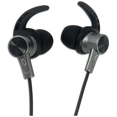Esperanza Stereo Earphones With Microphone Eh198 Black/Graphite (Kabelgebunden), Kopfhörer, Grau, Schwarz Esperanza Stereo Earphones With Microphone Eh198 Black/Graphite (Kabelgebunden), Kopfhörer, Grau, Schwarz