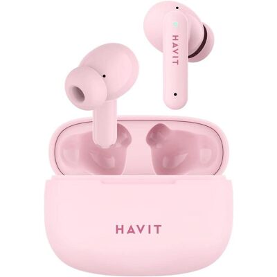 Havit TW967 (pink) (5 h, Kabellos), Kopfhörer, Schwarz, Pink Havit TW967 (pink) (5 h, Kabellos), Kopfhörer, Schwarz, Pink